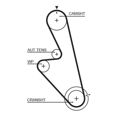Billede af GATES FleetRunner Micro V Stretch Fit 5449 Tandrem 125 1191 20 Fiberglas, Polykloropren (Neopren)