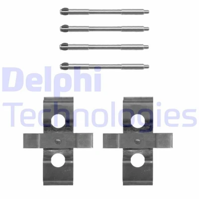 Billede af DELPHI LX0652 Tilbehørssæt, skivebremsebelægning FORD: Focus Mk1 Hatchback
