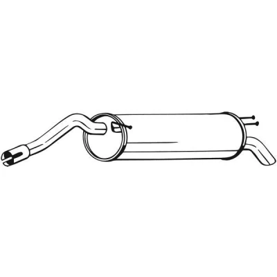 Billede af BOSAL 148 341 Lydpotte FIAT: Stilo Hatchback