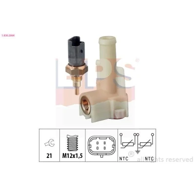 Billede af EPS 1.830.286K Kølevæsketemperatur Sensor Made in Italy OE Equivalent