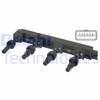 Billede af Tændspole DELPHI GN10654 12B1
