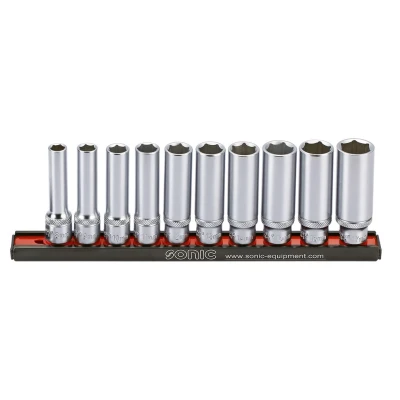 Billede af SONIC 201008SON Topsæt 10 Torx Krom vanadium stål, Aluminium 3/8 Firkant
