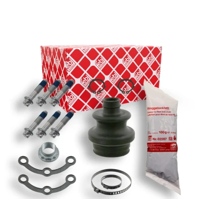 Billede af FEBI BILSTEIN 24184 Drivakselmanchet bagaksel, gearkasse monteret Gummi MERCEDES BENZ: W124 Stationcar, Sedan