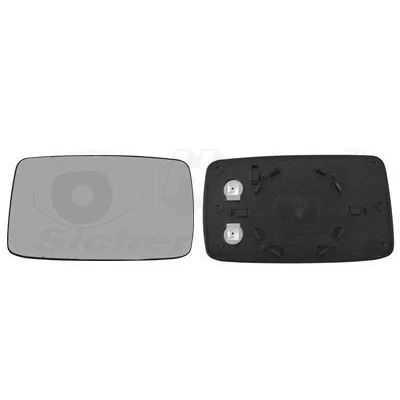 Billede af VAN WEZEL 5880837 Spejlglas venstre VOLKSWAGEN: Golf 3, 3 Cabrio