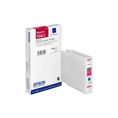 Billede af Epson T04C3 magenta blækpatron 1.700 sider original C13T04C340