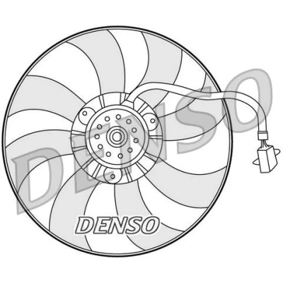 Billede af DENSO DER32007 Køleventilator 393 250 VOLKSWAGEN: Fox Hatchback