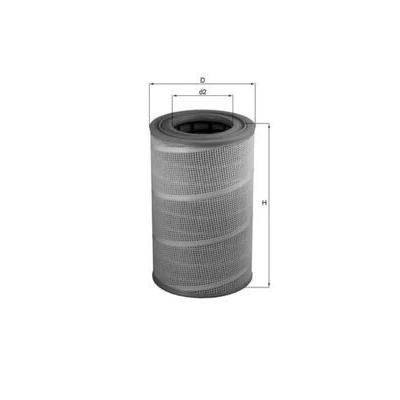 Billede af MAHLE ORIGINAL LX 612 Luftfilter 483,0 303,0 Filterindsats