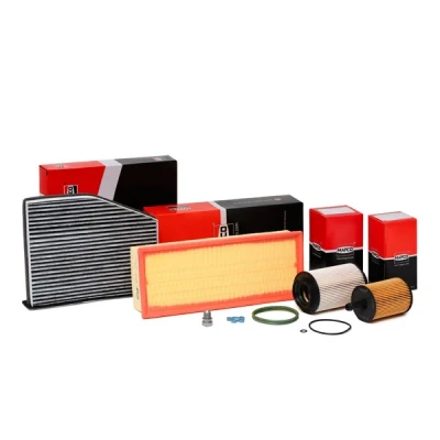 Billede af MAPCO 68906 Filter sæt med luftfilter i fem dele VOLKSWAGEN: Touran I, SKODA: Octavia 2 Combi, SEAT: Altea