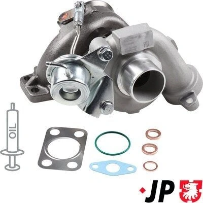Billede af JP GROUP 1517400400 Turbolader inkl. pakningssæt FORD: Focus 2 Kombi, FIESTA 6, C Max, PEUGEOT: 207 SW, Hatchback, CITROËN: C3 Picasso