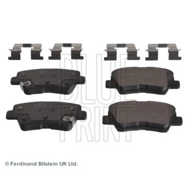 Billede af BLUE PRINT ADG042160 Bremseklodser bagaksel med akustisk advarsel for slid anti knirke plade, befæstelsesmateriale HYUNDAI: i30 II Hatchback