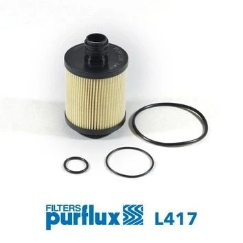 Billede af PURFLUX L417 Oliefilter Filterindsats OPEL: Corsa D Hatchback, Insignia A Sports Tourer, Astra J SAAB: 9 5 Sedan