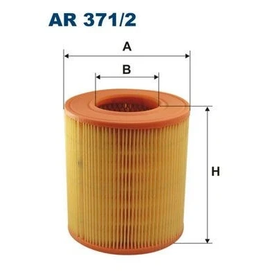 Billede af FILTRON AR 371/2 Luftfilter 167 150 Filterindsats AUDI: A6 C6 Avant, Sedan
