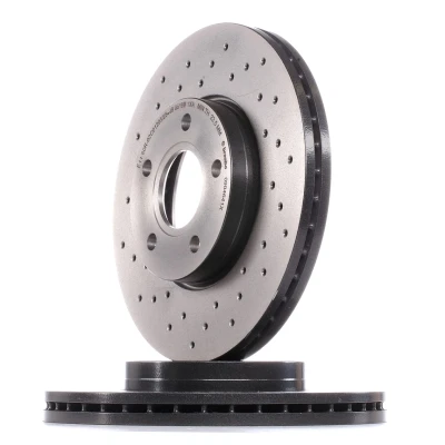 Billede af BREMBO XTRA LINE 09.9464.1X Bremseskiver 278 25 5 perforeret/indv. ventileret coatet højkarboniseret FORD: Focus 2 Kombi, C Max, 2, VOLVO: V50