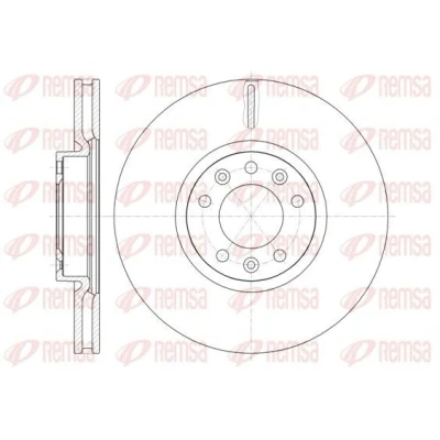 Billede af REMSA 61472.10 Bremseskiver foraksel 303,8, 303,8 28 5 ventileret PEUGEOT: 308 SW 2, 508 I SW, II Hatchback, CITROËN: C5 III Stationcar