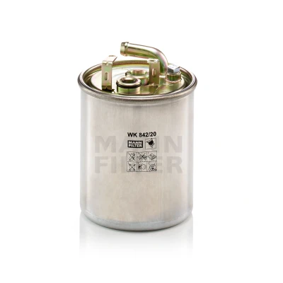 Billede af MANN FILTER WK 842/20 Brændstoffilter Ledningsfilter 11 MERCEDES BENZ: Sprinter 3 T Ladvogn/Chassis, 2 Bus, 4 Bus