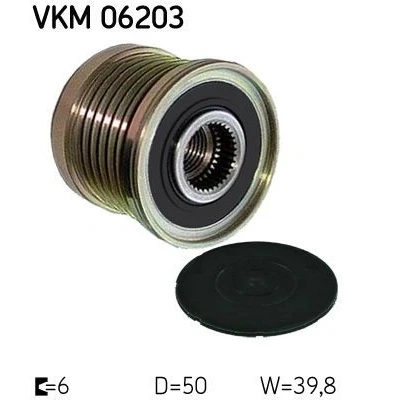Billede af SKF VKM 06203 Friløbskobling 39,8 NISSAN: Qashqai / Qashqai+2 I