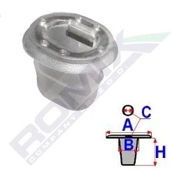 Billede af ROMIX C60546 Clips, side /beskyttelseslister