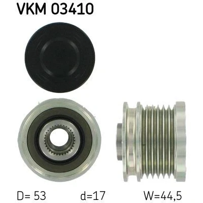 Billede af SKF VKM 03410 Friløbskobling 44,5 FORD: S Max Mk1, Galaxy Mk2 MPV, Focus 2 Kombi