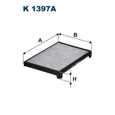 Billede af FILTRON K 1397A Kabinefilter Aktivkulfilter 341 244 41,5