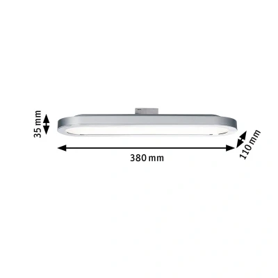 Billede af Paulmann URail Board LED panel i mat krom