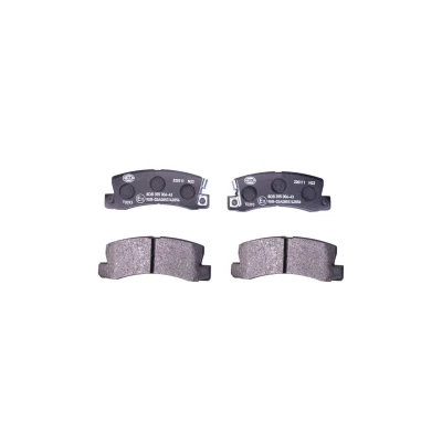 Billede af HELLA 8DB 355 006 431 Bremseklodser med akustisk advarsel for slid TOYOTA: Corolla VIII Compact, Liftback, Avensis I Stationcar