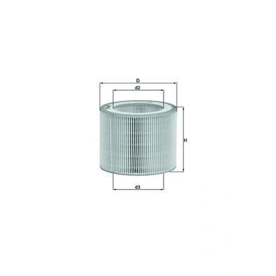 Billede af MAHLE ORIGINAL LX 3009 Luftfilter 79,0 100,0 Filterindsats