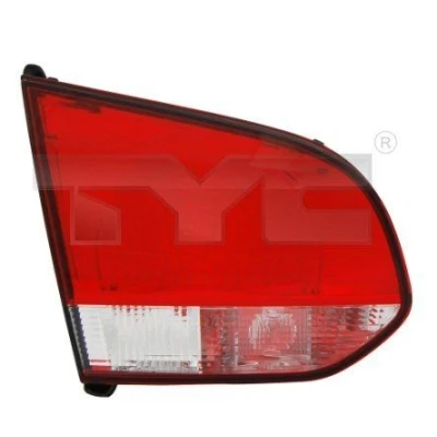 Billede af TYC 17 0238 01 2 Baglygter venstre indre del uden lampeholder VOLKSWAGEN: GOLF 6