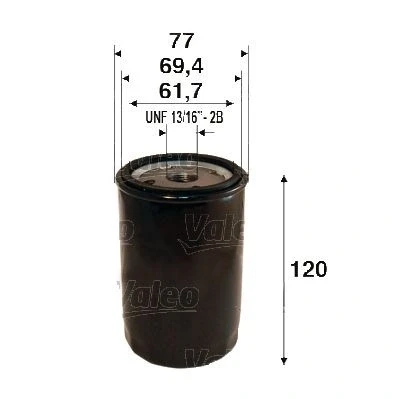 Billede af VALEO 586099 Oliefilter UNF 13/16&quot; 1 Påskruet filter ROVER: 75, 75 Tourer, MG: ZT T Stationcar, Sedan