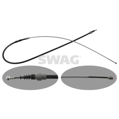 Billede af SWAG 30 94 8308 Håndbremsekabel bagved til venstre, højre 1882, 1070