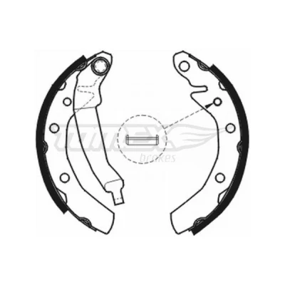 Billede af TOMEX brakes TX 20 31 Bremsebakker bagaksel 180 CHEVROLET: Spark, Matiz