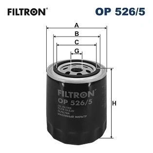 Billede af FILTRON OP 526/5 Oliefilter 3/4 16 UNF Påskruet filter AUDI: A6 C6 Avant, A4 B7 B6 VOLKSWAGEN: Passat B5 GP Variant