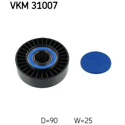 Billede af SKF VKM 31007 Remstrammerhjul VOLKSWAGEN: Transporter 4 Bus, LT 28 46 II Ladvogn / Chassis,