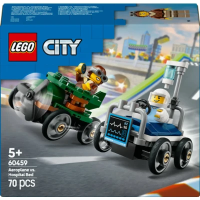 Billede af LEGO City 60459 Racerbilpakke fly mod hospitalsseng