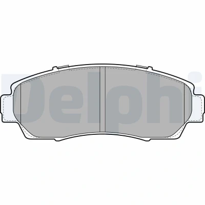 Billede af DELPHI LP2046 Bremseklodser med akustisk advarsel for slid anti knirke plade uden tilbehør HONDA: CR V 4, 3