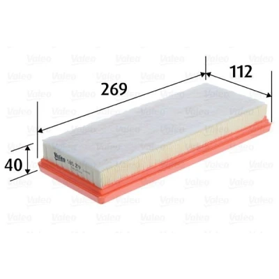Billede af VALEO 585219 Luftfilter 40 112 269 Filterindsats SMART: City Coupe, Fortwo II Cabriolet