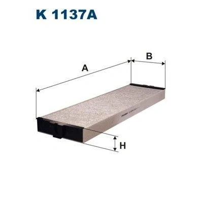 Billede af Filter, indvendig luft FILTRON K 1137A