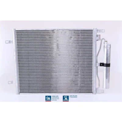 Billede af NISSENS 940070 Kondensator med tørrer Aluminium 490 R 134a NISSAN: MICRA 3