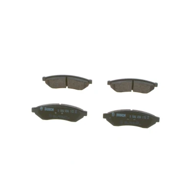 Billede af BOSCH 0 986 494 172 Bremseklodser Low Metallic med anti knirke plade, monteringsvejledning CHEVROLET: Epica Sedan, Evanda Sedan