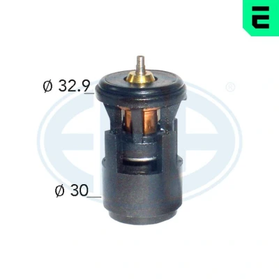 Billede af ERA 350044A Termostat 87 med pakning VOLKSWAGEN: GOLF 4, 6, Polo V Hatchback, SEAT: Ibiza 4 Sportcoupe, Altea, AUDI: A3 Sportback, A2