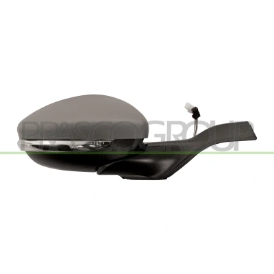 Billede af Sidespejl Prasco PG3267343P med sensor højre grundet / primet elektrisk opvarmelig, konveks, ikke tonet PEUGEOT: 208 I Hatchback
