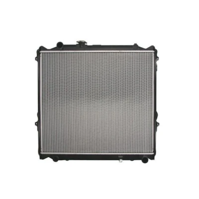 Billede af THERMOTEC D72021TT Radiator Aluminium, plastik til køretøjer med/uden klimaanlæg 575 639 26 manuelt gear Loddet køleripper