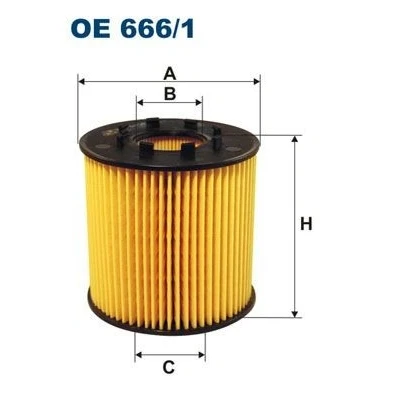 Billede af FILTRON OE 666/1 Oliefilter Filterindsats RENAULT: TRAFIC 2 Kasten, MASTER Pritsche/Fahrgestell, ESPACE 4, OPEL: Vivaro A Combi, Van