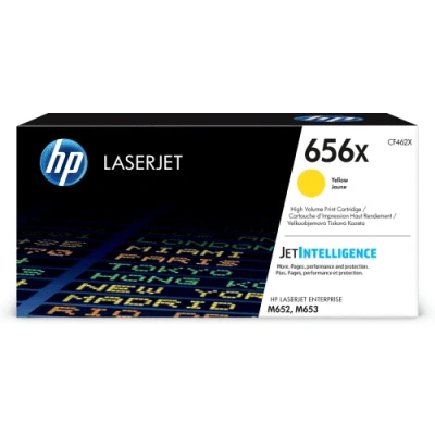 Billede af HP 656X gul toner 22.000 sider original CF462X