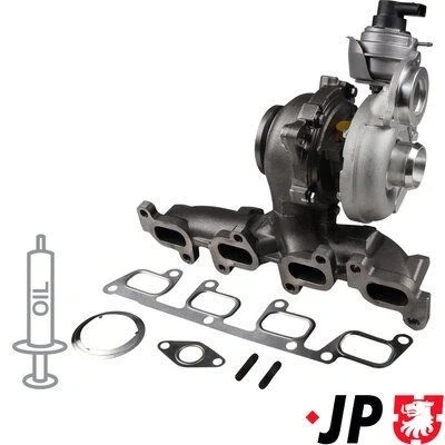 Billede af JP GROUP 1117404200 Turbolader inkl. pakningssæt VOLKSWAGEN: Multivan 5 (7HM, 6, Transporter