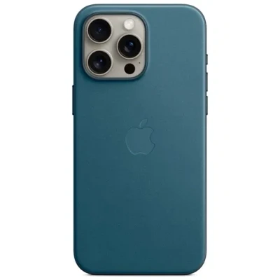 Billede af Apple MagSafe Textiel Back Cover Blå iPhone 15 Pro Max