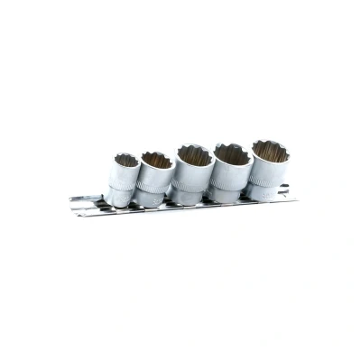 Billede af ENERGY NE00424 SK5 Topsæt 5 Tolvkant Krom vanadium stål 3/8
