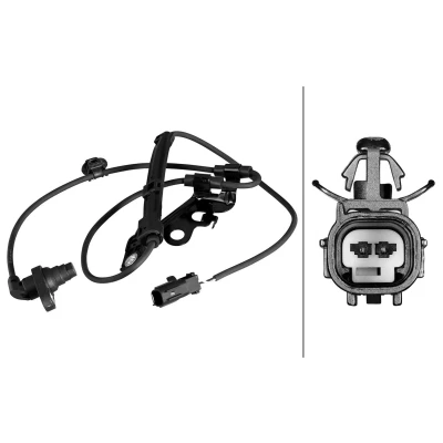 Billede af HELLA 6PU 358 218 711 ABS Sensor med klemme Hall princip 2 1020