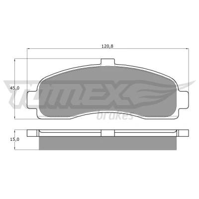 Billede af TOMEX brakes TX 11 10 Bremseklodser foraksel NISSAN: MICRA 2