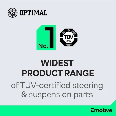 Billede af OPTIMAL F9 0126 Bøsning venstre foraksel, højre på indersiden 40, 53,4mm Gummimetalleje til bærearm AUDI: A4 B8 Avant, A5 Sportback