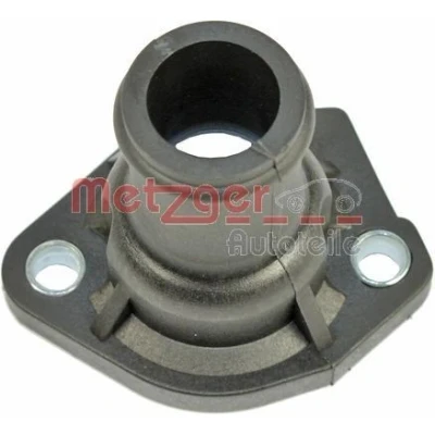 Billede af METZGER 4010124 Kølemiddelflange Cylinderhoved, gearkasse monteret med pakning VOLKSWAGEN: GOLF 2, 3, 1 Cabriolet, AUDI: A6 C5 Avant, 80 B3
